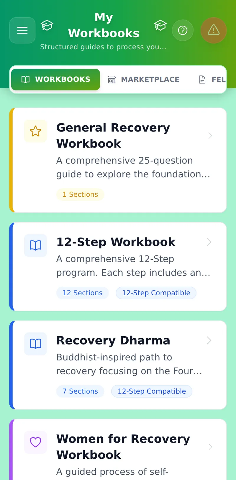My Workbooks Hub