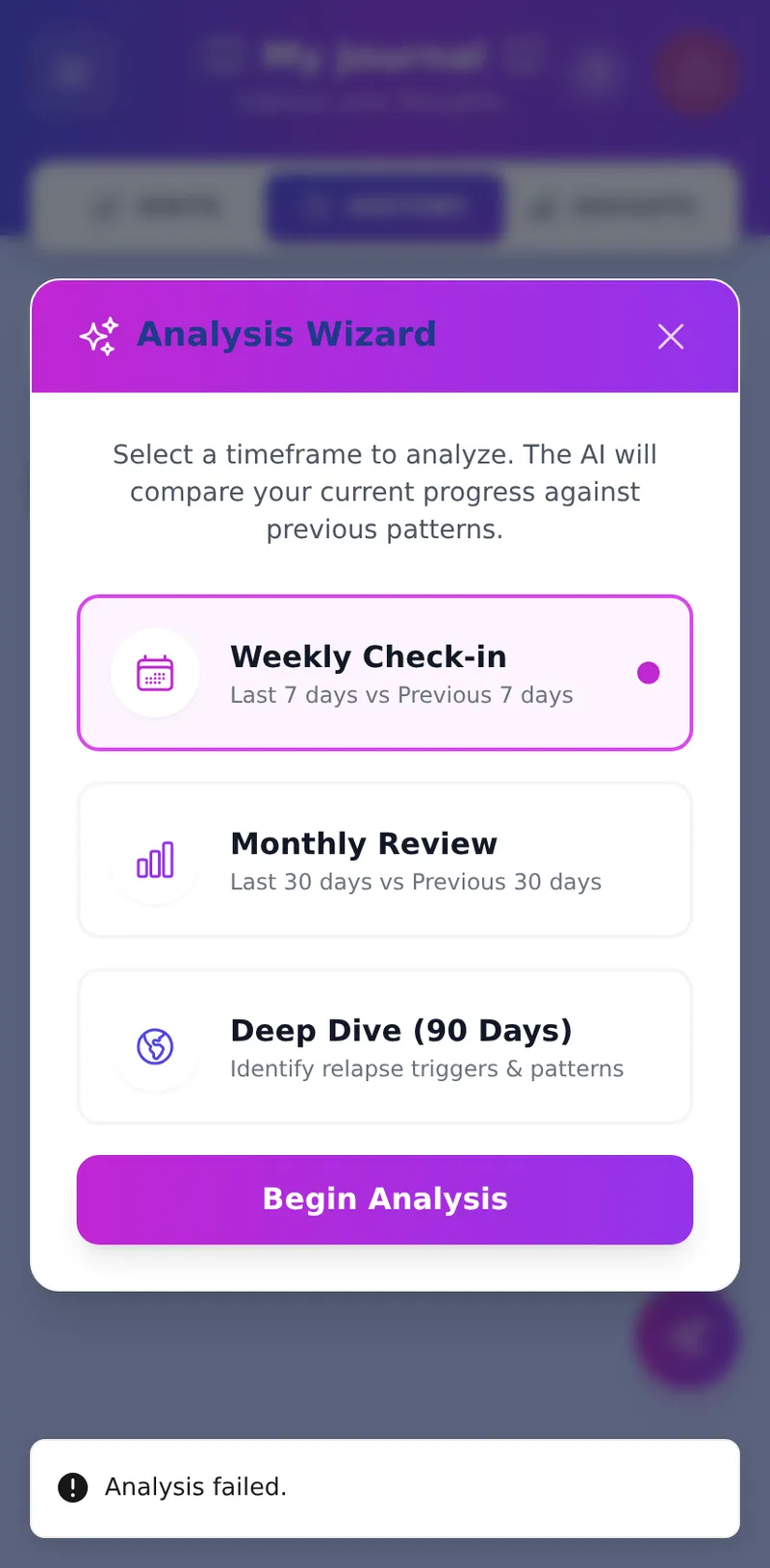 AI Analysis Wizard Results